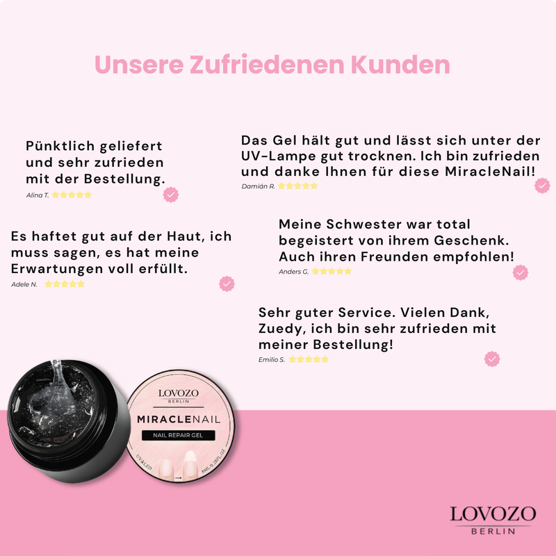 MiracleNail | 3 in 1 Nagelwunder-Reparatur-Gel-Kit