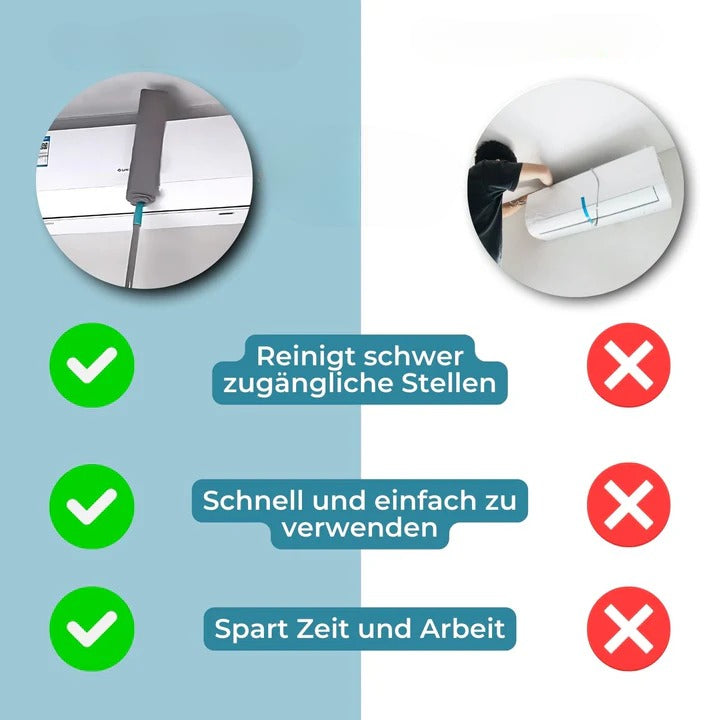 FlexiStaub™ – Lange, flexible Staubbürste für schwer erreichbare Stellen