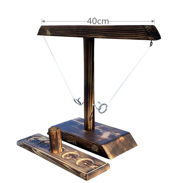 WoodRing Toss™ - Trinkspiel aus Holz