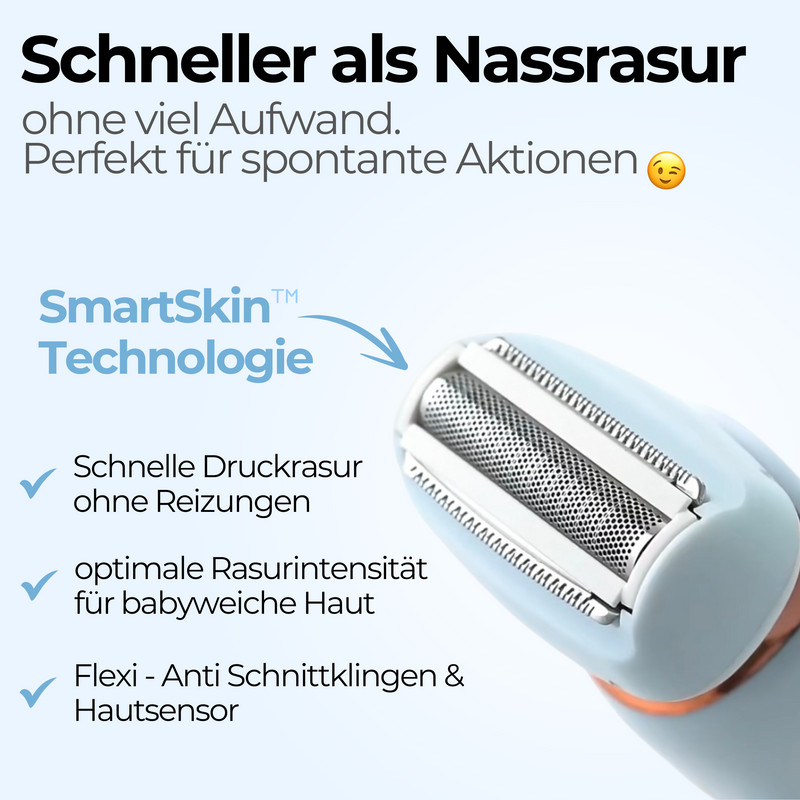 SmoothSilk™ Pro - Nano-scheermesje voor onmiddellijke glans van de huid 