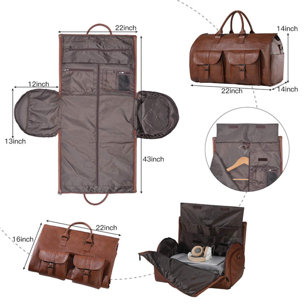 LuxuryTravel™ kledingtas - DE CONVERTEERBARE DUBBELE TAS VOOR KLEDING