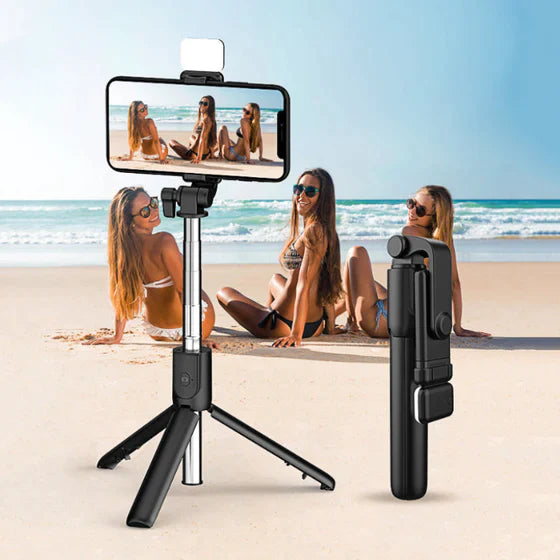 LightSnap™ - Dein Selfie-Zauber mit Bluetooth und Stativfunktion