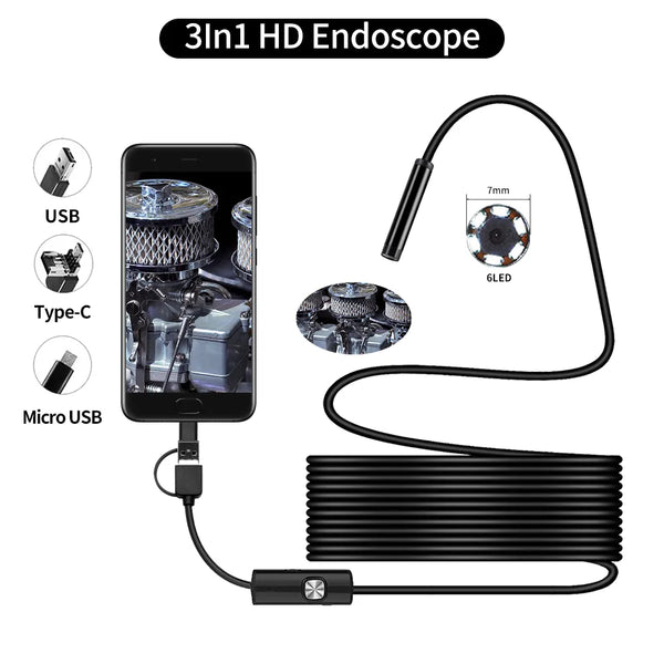 VersaScope™ | 3-in-1 USB-endoscoop (5 meter)