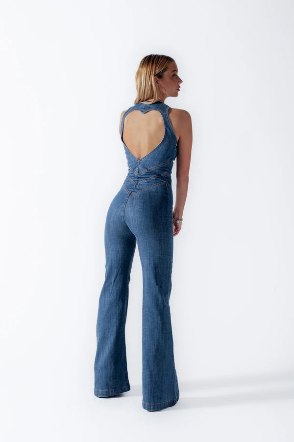 RetroDen™ Jumpsuit met hartjes 【Laatste dag korting】 