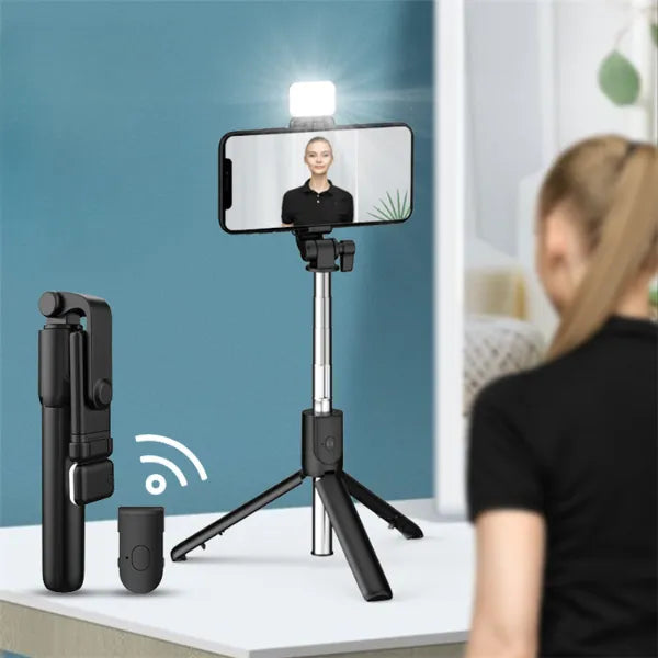 LightSnap™ - Jouw selfie-magie met Bluetooth en statieffunctie