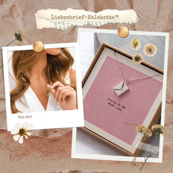 Liefdesbrief ketting™ | Graveer uw speciale boodschap 