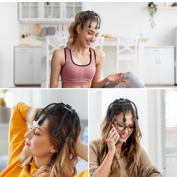 Stressverminderende hoofdhuidmassager™ | Biedt snelle verlichting van hoofdpijn en stress. 